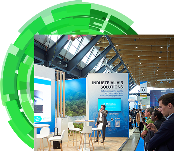 Exhibitor booth at Electric & Hybrid Vehicle Technology Expo