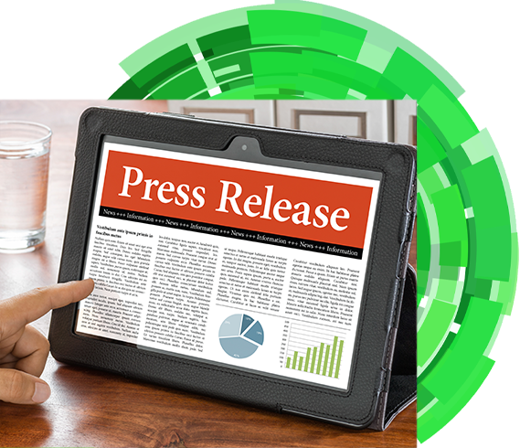 A tablet computer on a desk - Press Release